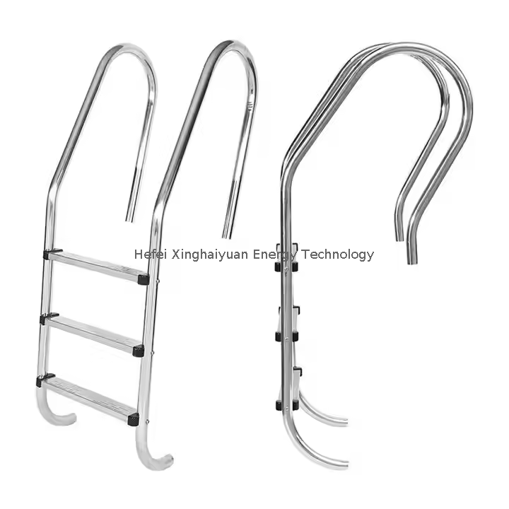 Piscinas de escalera de piscina de acero inoxidable Piscinas de aluminio de 3 pasos de servicio pesado