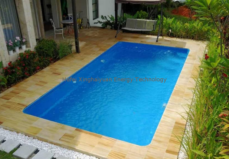 Piscina rectangular exterior de fibra de vidrio FRP Pool Shell