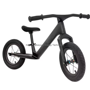 Balance de fibra de carbono Bike sin pedal Bicicleta con altura de asiento ajustable