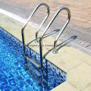 Piscinas de escalera de piscina de acero inoxidable Piscinas de aluminio de 3 pasos de servicio pesado