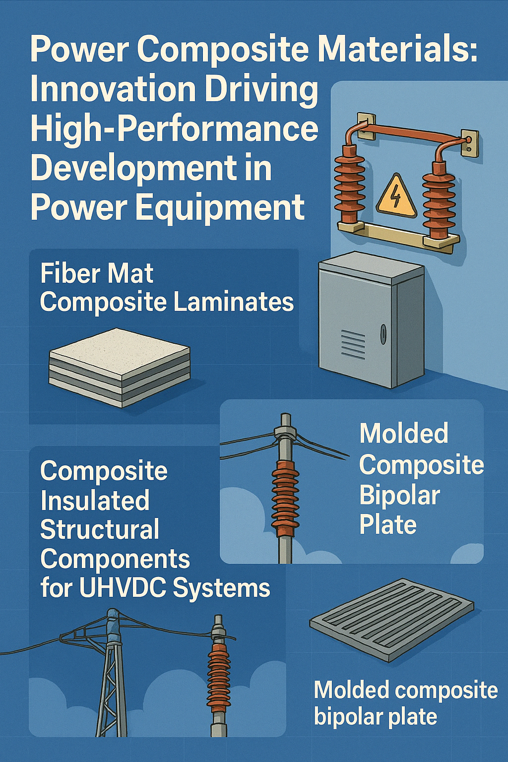 Materiales compuestos de potencia: innovación que impulsa el desarrollo de alto rendimiento en equipos de energía