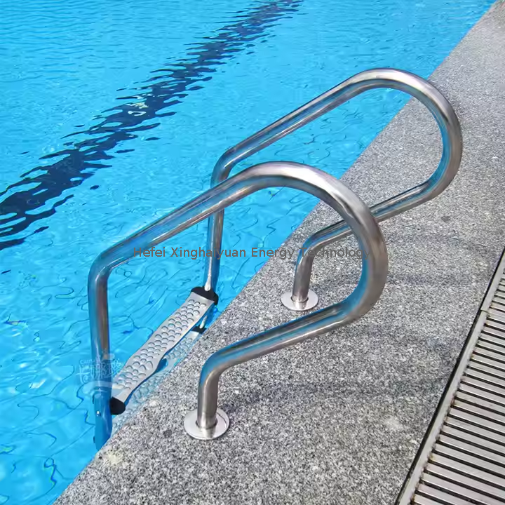 Piscinas de escalera de piscina de acero inoxidable Piscinas de aluminio de 3 pasos de servicio pesado