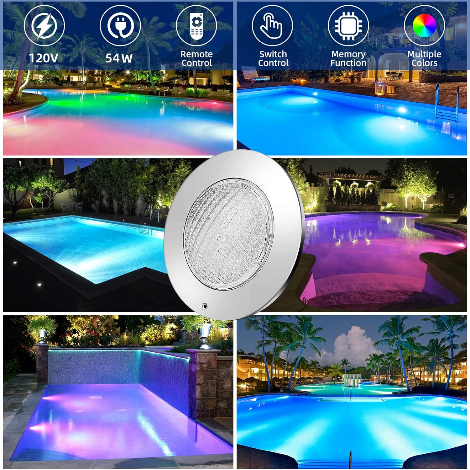 IP68 IP68 impermeable LED PIGA CHANCE Multi Color 