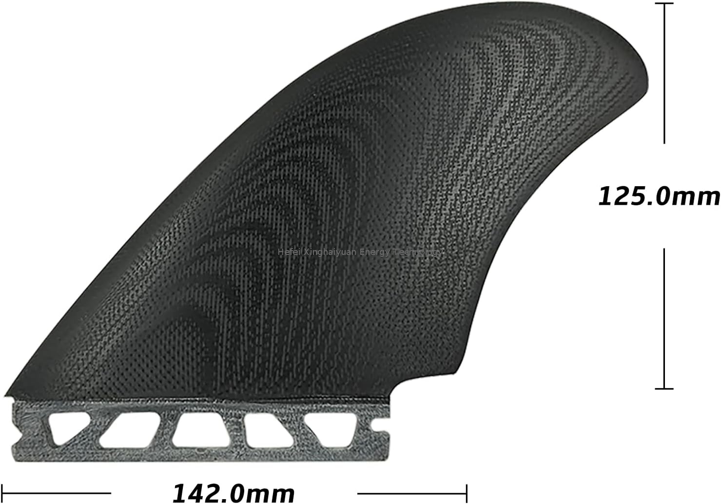 Las aletas de la tabla de surf de rendimiento de fibra de vidrio viajan como gemelo, propulsor o quad