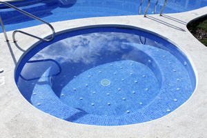 Fibra de fibra de vidrio spa y piscina multipropósito, modelo subterráneo 