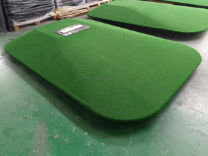 Juego de béisbol portátil Fiberglass Pitching Mound para entrenamiento de lanzamiento de béisbol interior y exterior 