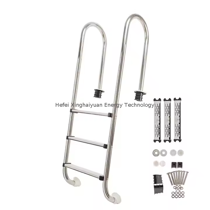 Piscinas de escalera de piscina de acero inoxidable Piscinas de aluminio de 3 pasos de servicio pesado